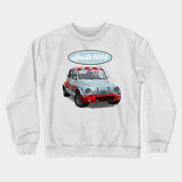 ABARTH 1000 11 Crewneck Sweatshirt by PjesusArt